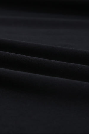 Black Holes Crew Neck Cotton Mixed T-shirt