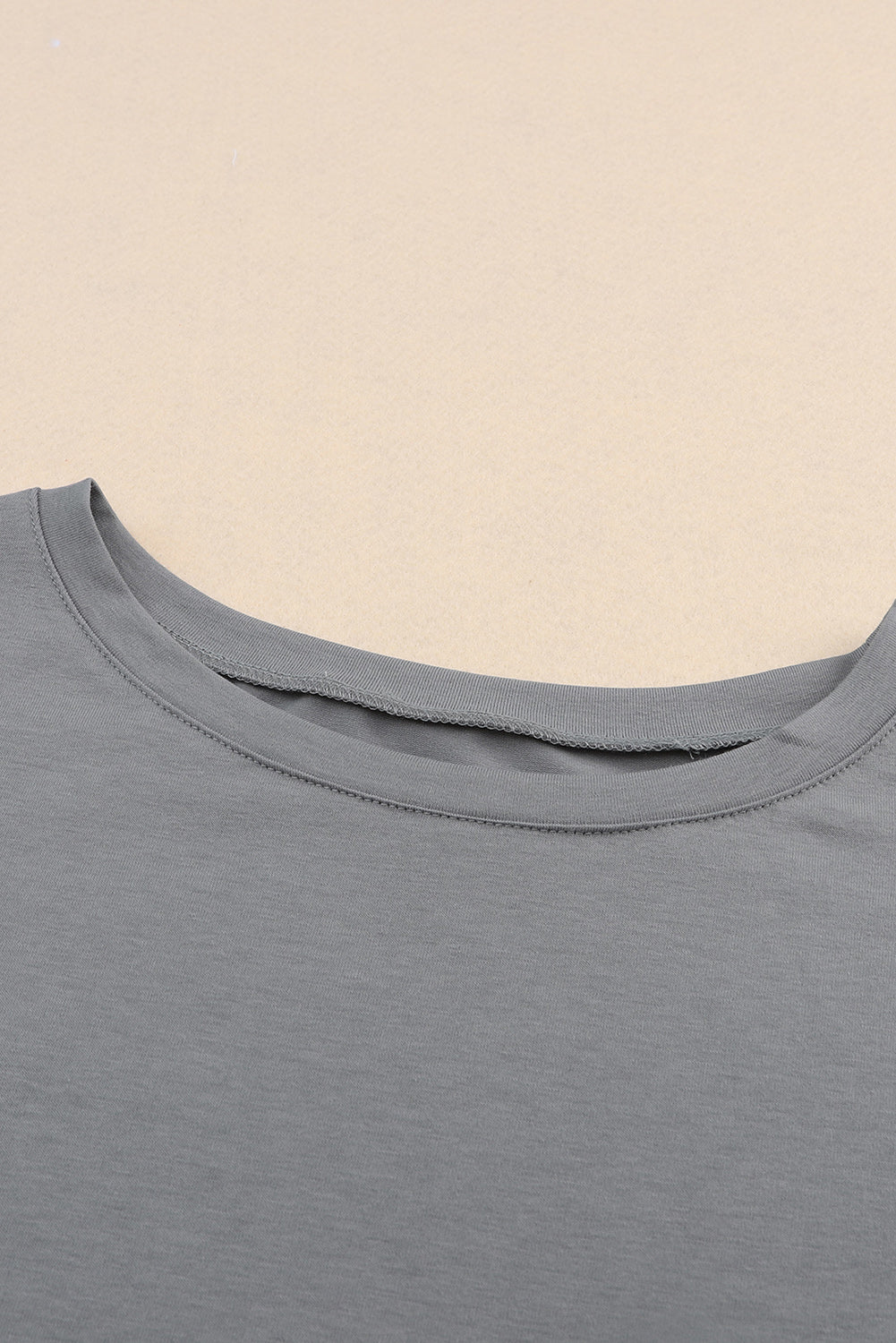 White Solid Color Casual Bubble Sleeve Blouse