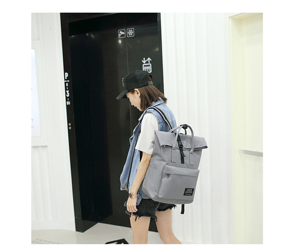 Oxford Large-capacity Schoolbag Female Student USB Charging Port Korean Fashion Backpack Multifunctional Outdoor Travel Bag