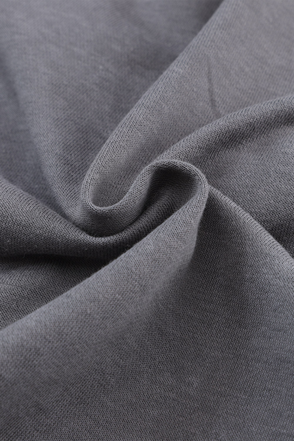 Gray Mineral Wash Twist Butterfly Oversize Sweatshirt