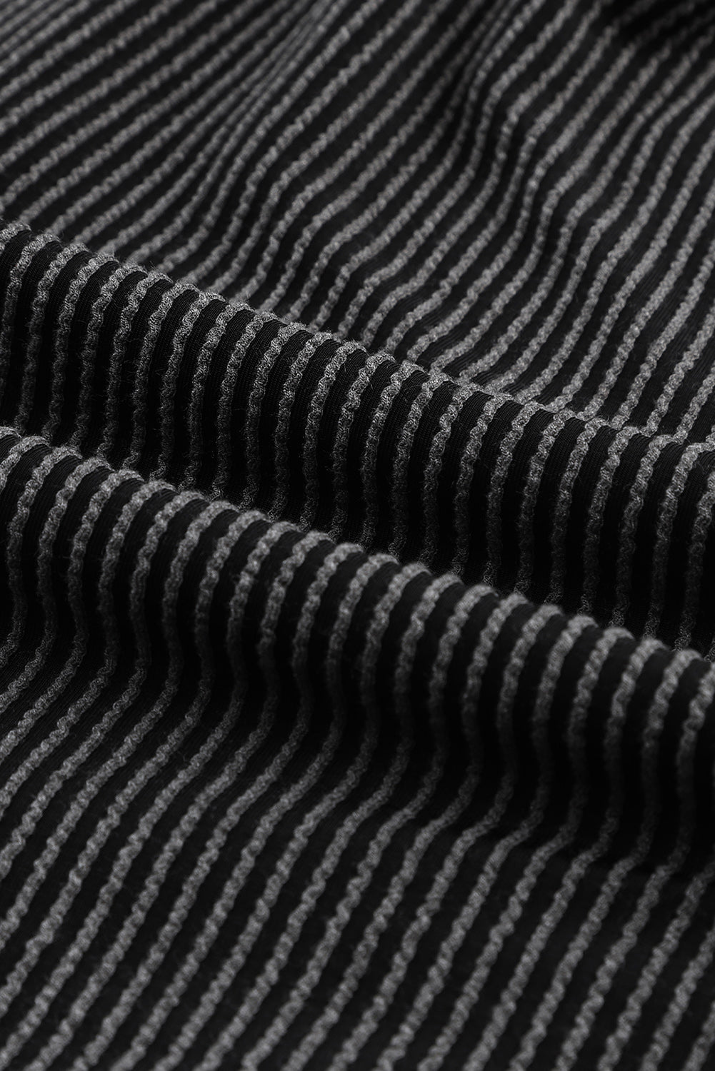 Pink Solid Color Textured Roll Tab Sleeve Shirt Shacket