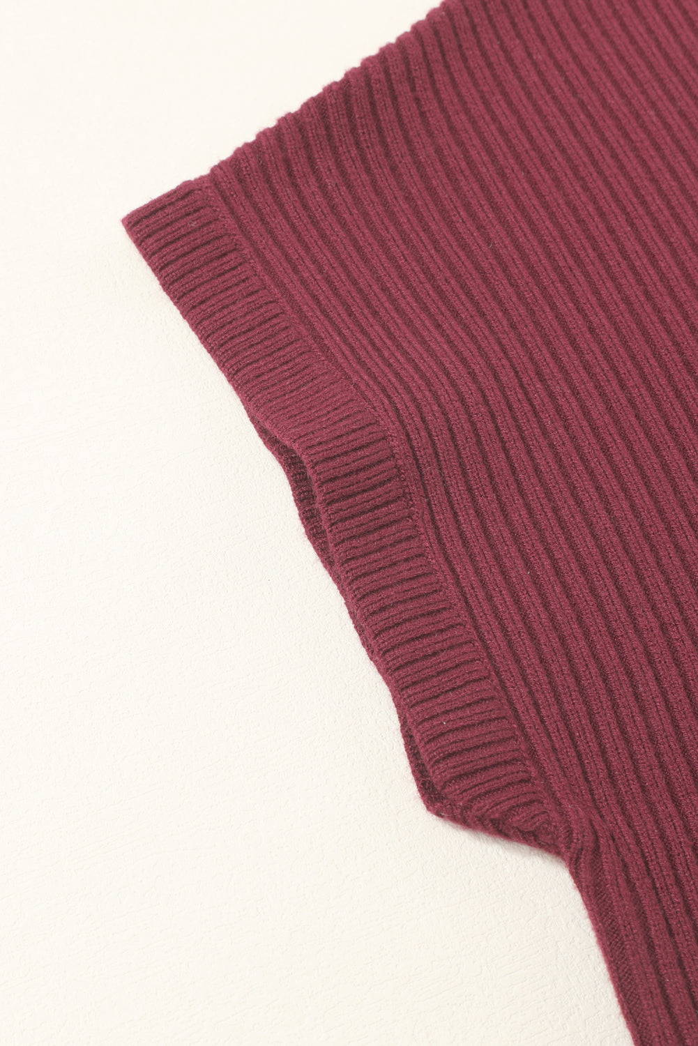Green Patch Pocket Ribbed Knit Short Sleeve Sweater