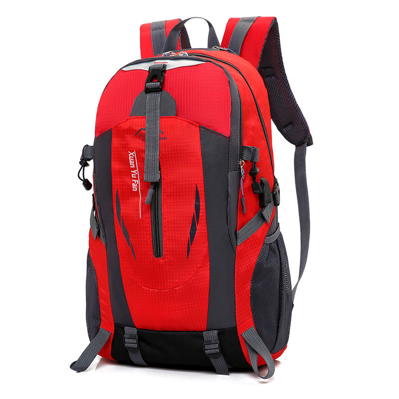 USB rechargeable bag 2021 new double shoulder bag male large capacity outdoor mountaineering bag women sports leisure travel bag