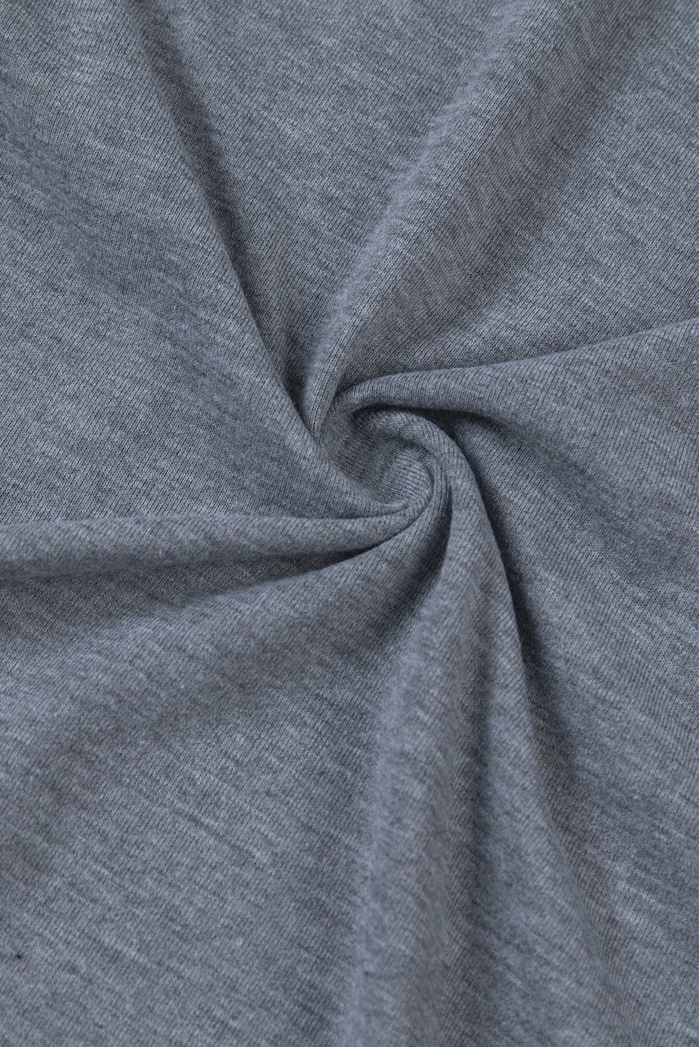 Green Plain Solid Color Crew Neck Tee