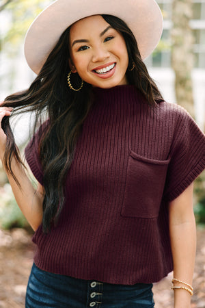 Green Patch Pocket Ribbed Knit Short Sleeve Sweater