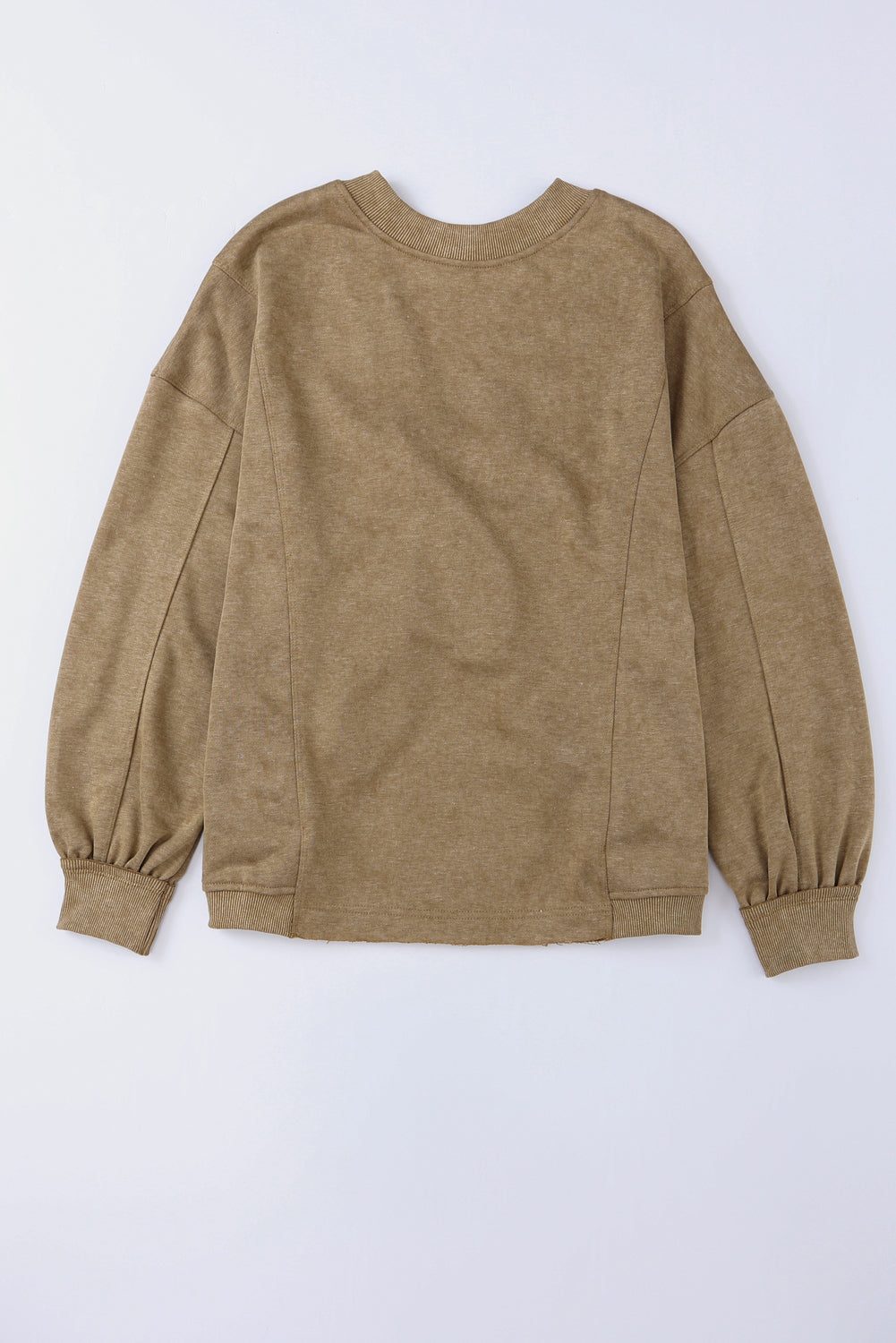 Gray Mineral Wash Twist Butterfly Oversize Sweatshirt