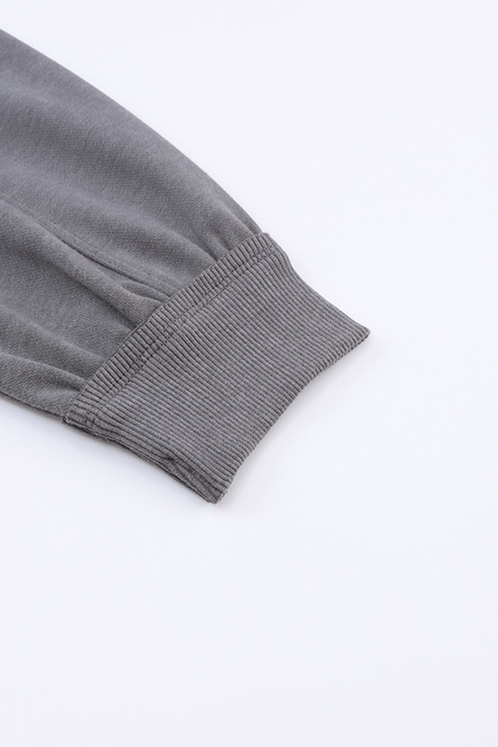 Gray Mineral Wash Twist Butterfly Oversize Sweatshirt