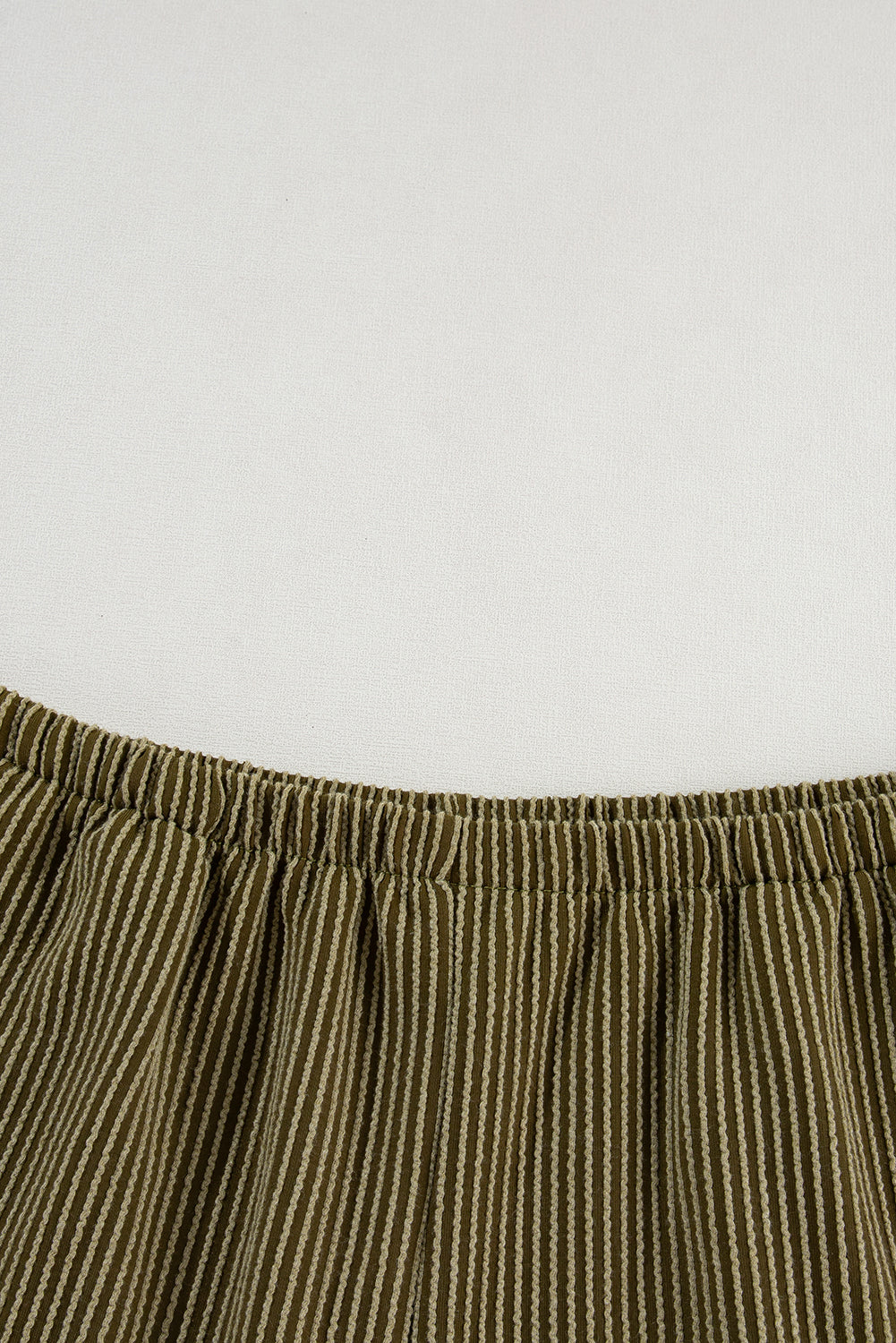 Phalaenopsis Ribbed Textured Loose Fit Tee & Shorts Set