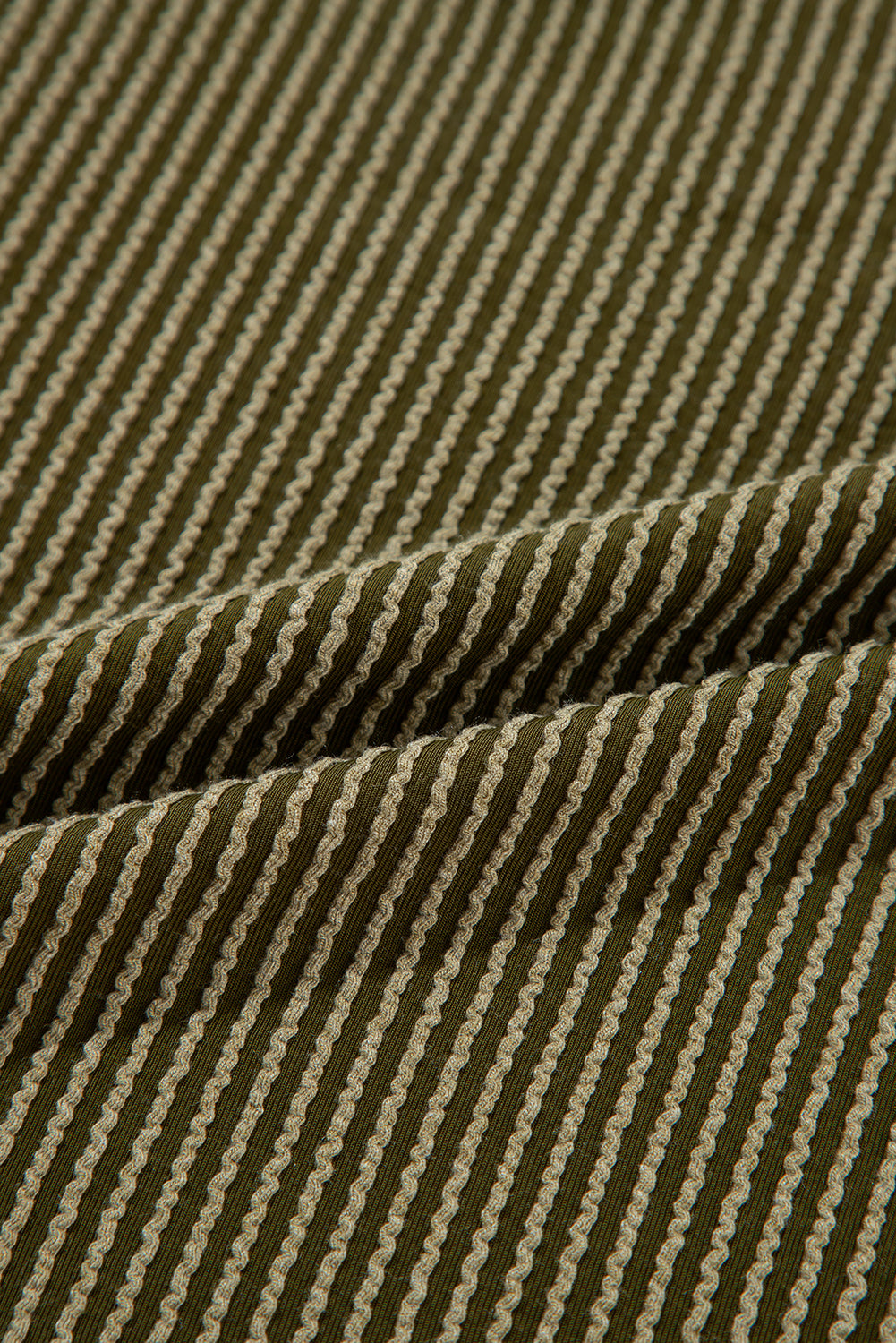 Phalaenopsis Ribbed Textured Loose Fit Tee & Shorts Set