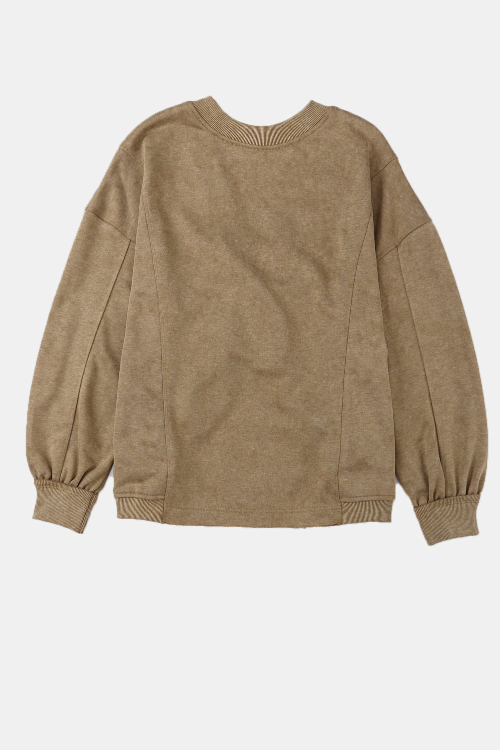 Gray Mineral Wash Twist Butterfly Oversize Sweatshirt