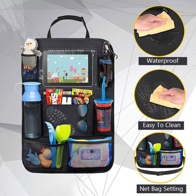 Car storage bag car seat back pocket