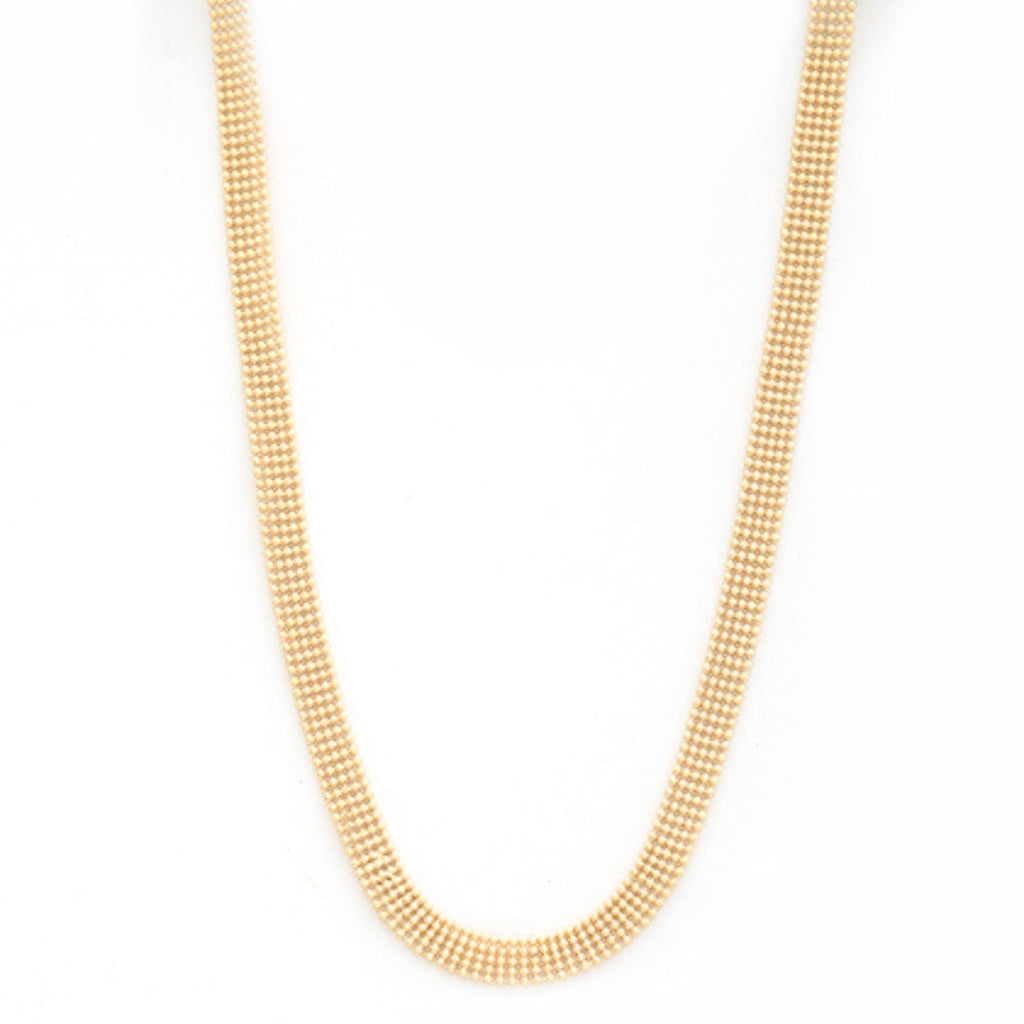 Sodajo Gold Dipped Brass Chain Necklace