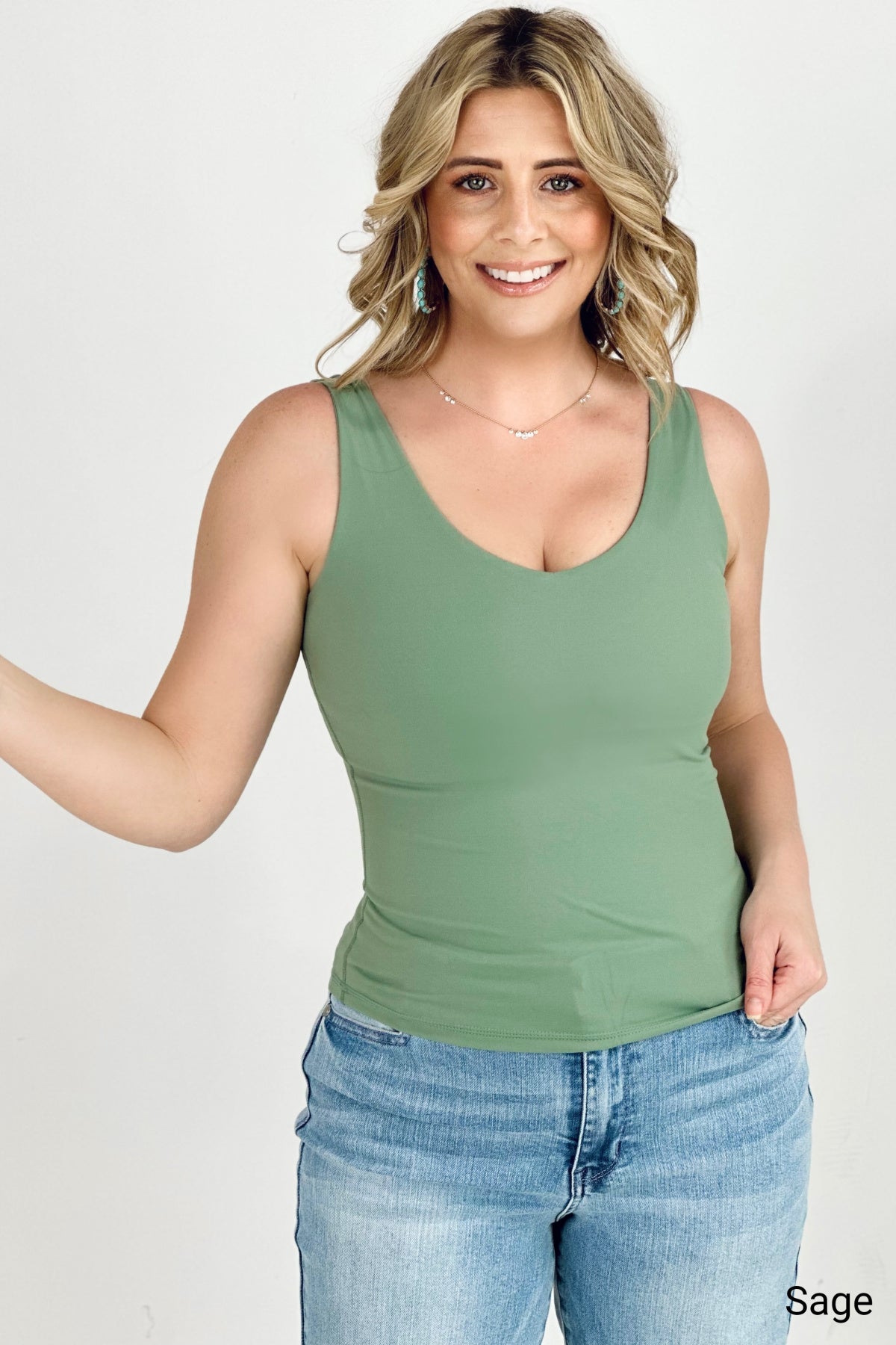 11 Colors - FawnFit Long Length Lift Tank 2.0